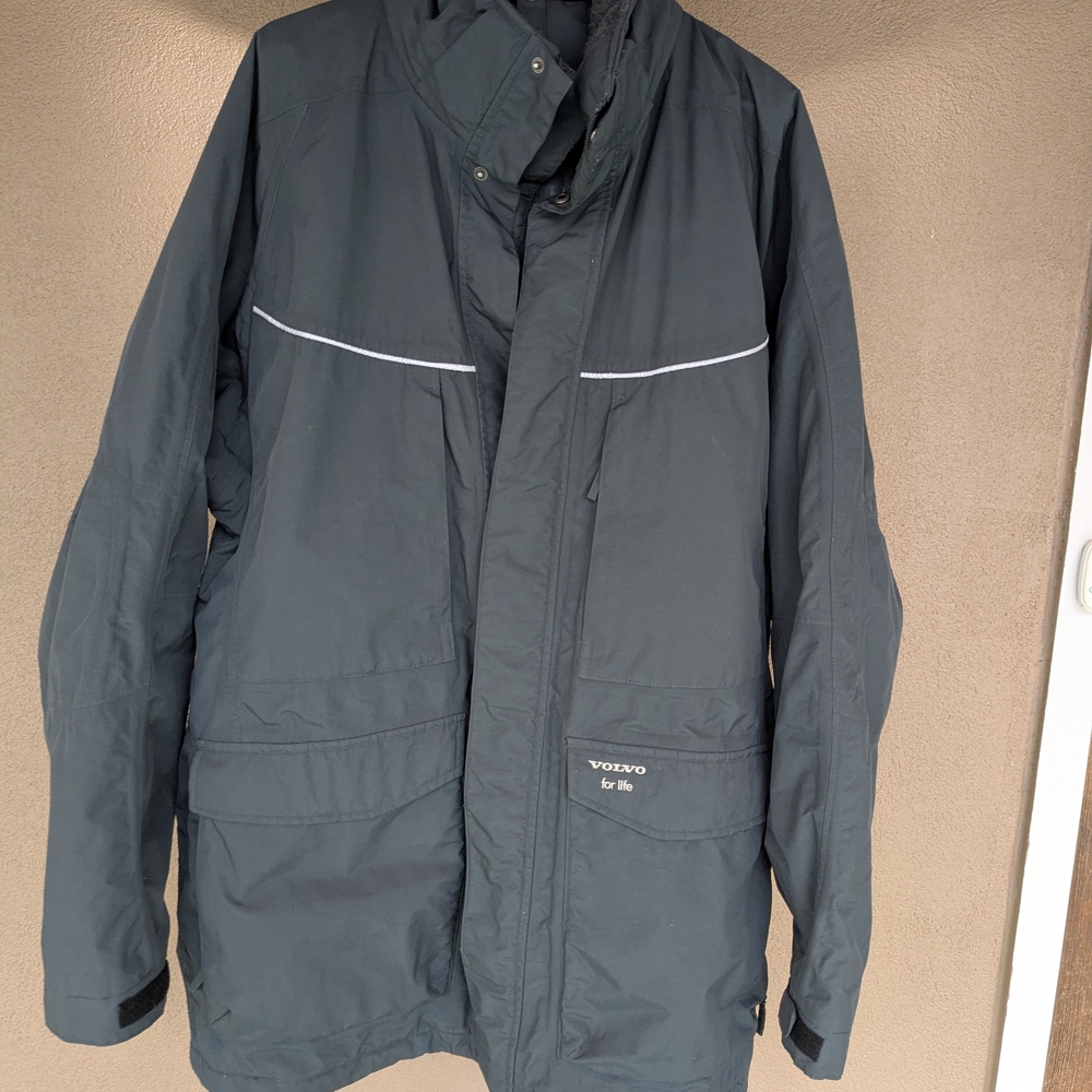 Volvo Men's Gray Performance Jacket With Reversible Vest
